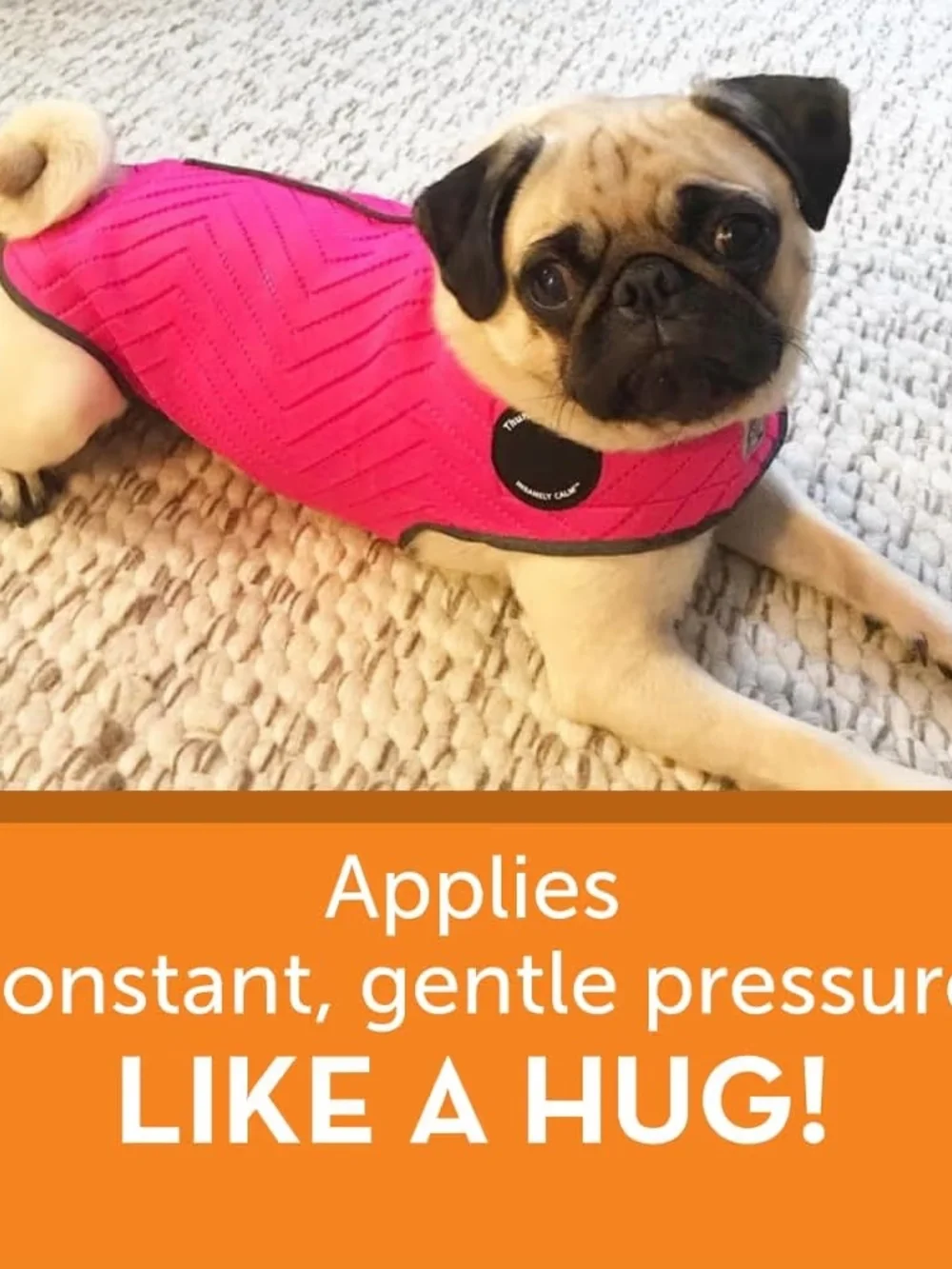 ThunderShirt Sport Calming Vest for Dogs - Pink